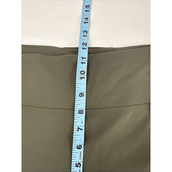 Athleta‎ Pants Womens M Petite Olive Delancey Straight Leg High Rise - Picture 8 of 13